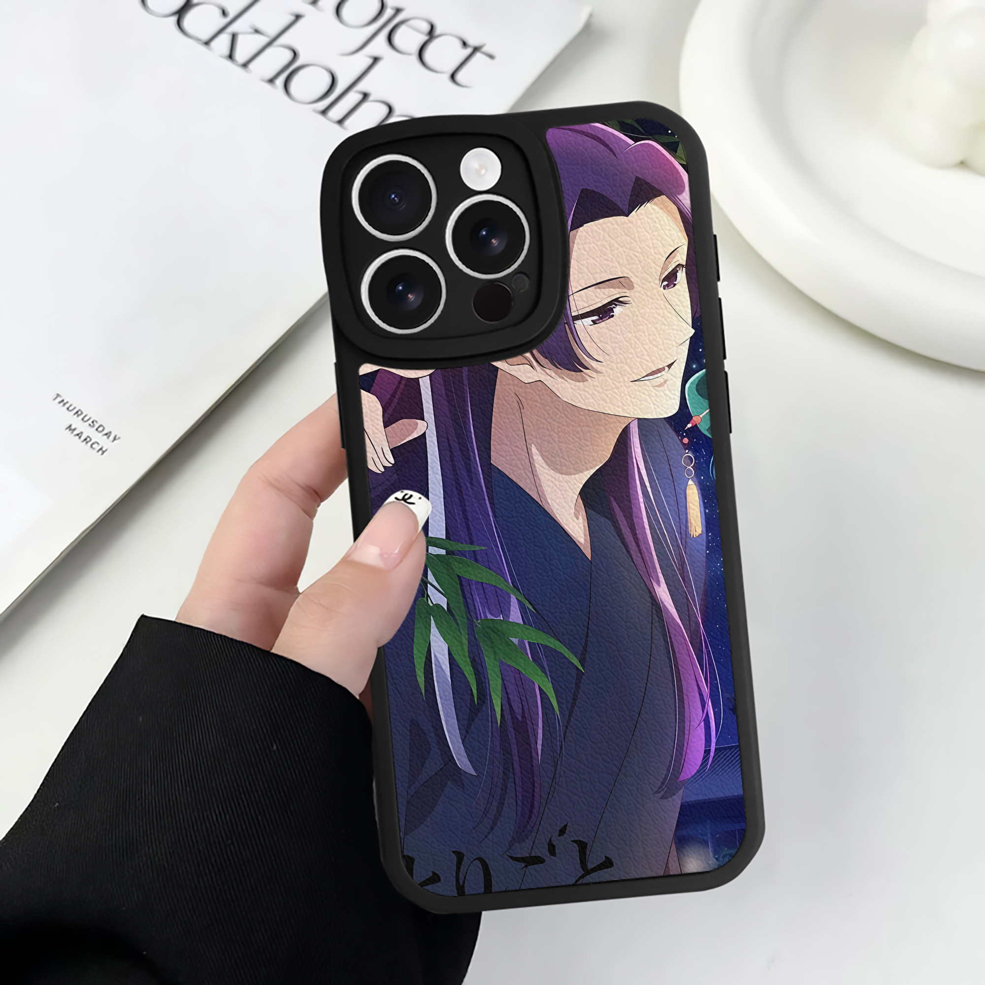 薬屋のひとりごと The Apothecary Diaries 【iPhone 16シリーズ対応】シリコンスマホケース（レザー調） 材質：シリコン